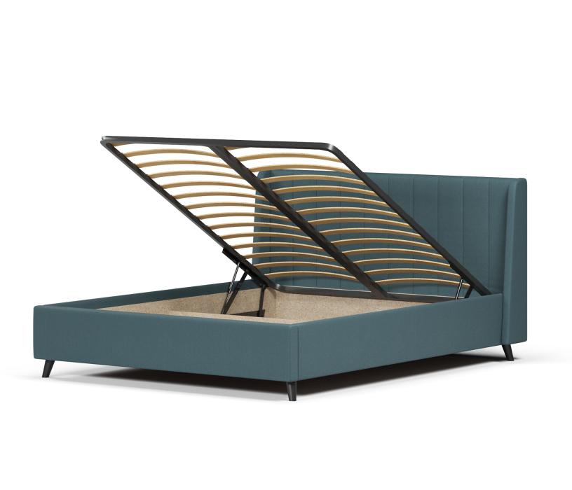 Мягкая кровать, Кровать Милла 160, велюр