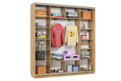 Шкаф-купе Премьер Лайт 35 (05;05;05) трехдверный