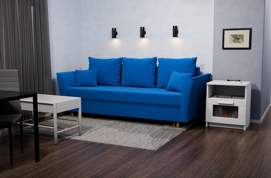 Диваны еврокнижки, Прямой диван Мелодия,еврокнижка,велюр