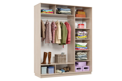 Шкаф-купе Премьер Лайт 22 (11;11;11) трехдверный