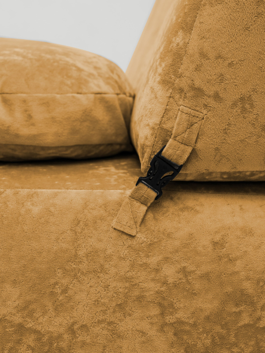 Дизайнерские диваны для гостиной, Бескаркасный диван Бабл, плюше 