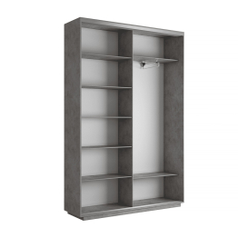 Шкаф-купе Экспресс 2-х дверный Фотопечать Шелк Стекла 140х45х240