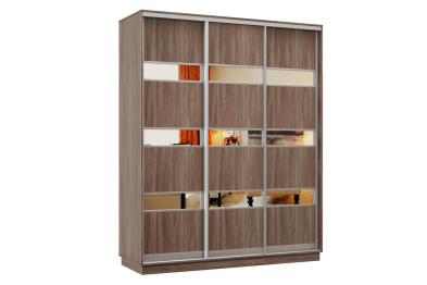 Шкаф-купе Премьер 13 (16;16;16) трёхдверный