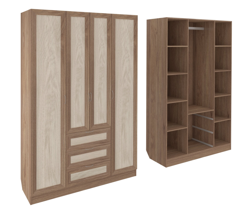 Шкафы распашные, Шкаф ШК-4/6