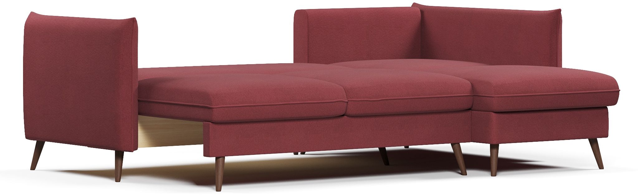 Диваны угловые, Диван угловой Пекин еврокнижка, велюр