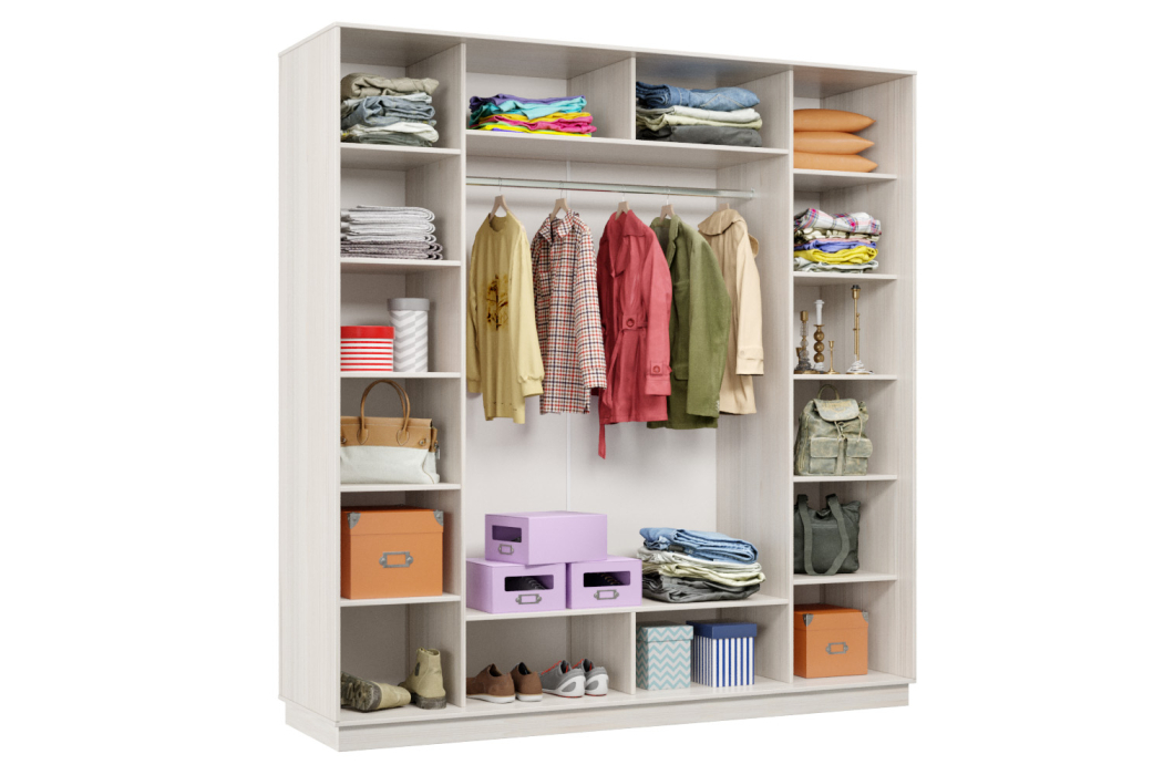 Шкафы-купе 3-х дверные, Шкаф-купе Премьер Лайт 36 (08;11;08) трехдверный