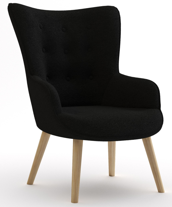 Кресло для отдыха, Кресло интерьерное Шелли, искусственный мех