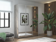 Шкафы-купе 3-х дверные, Шкаф-купе Широкий Прайм 3-х дверный Зеркала/Доводчики 240х57х230