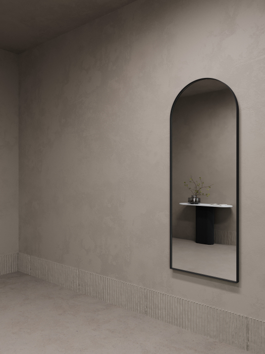 Зеркала в спальню, Зеркало рамное настенное в форме арки ARKIS M, 160*60 см