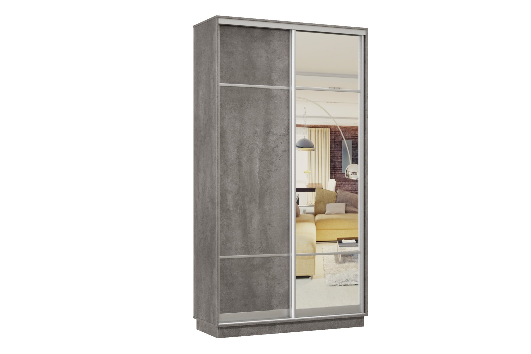 Шкафы-купе 2-х дверные, Шкаф-купе Премьер Лайт МИНИ 02 (08;11) двухдверный