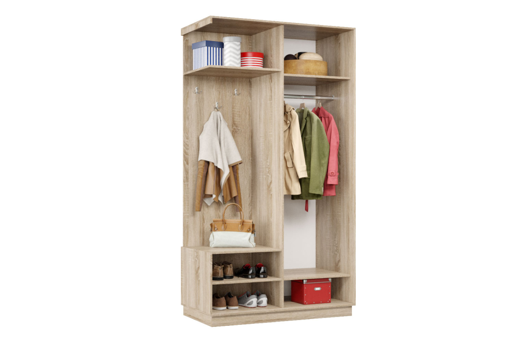 Прихожие, Прихожая Премьер 02 Лайт 11 Левая Мини