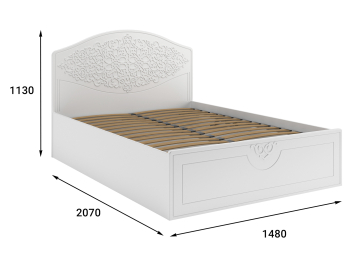 Кровать Ассоль АС-60 (2000х1400)