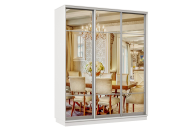 Шкаф-купе Премьер Лайт 34 (11;11;11) трехдверный