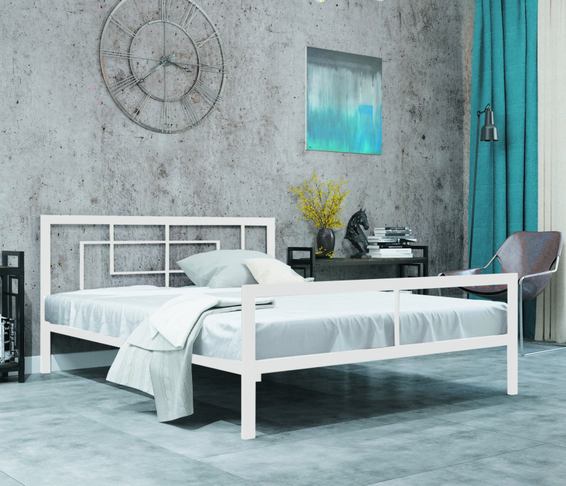 Кровати 120 см, Кровать в стиле лофт Кантерано 1.2