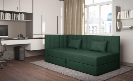 Кровать Уголок в базовых тканях, 90х200