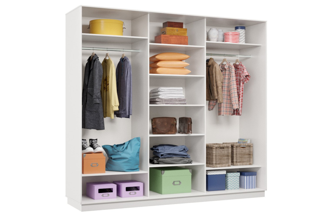 Шкафы-купе, Шкаф-купе Премьер 54 (15;15;15) трёхдверный