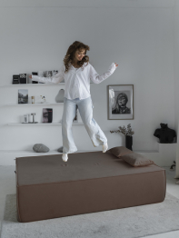 Диван бескаркасный Клайд, велюр