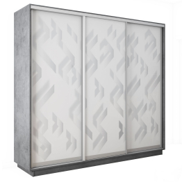 Шкаф-купе Экспресс 3-х дверный Фотопечать Ленты Стекла 180х60х220