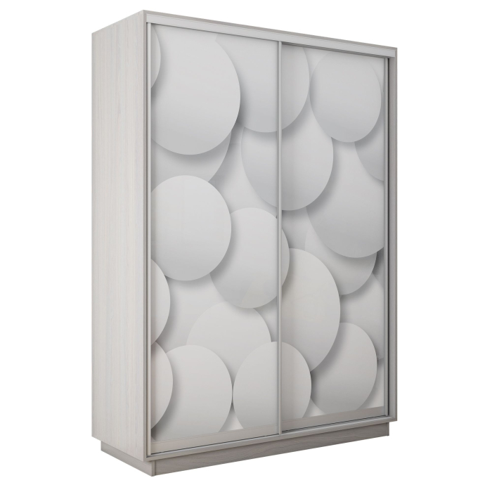 Шкафы-купе 2-х дверные, Шкаф-купе Экспресс 2-х дверный Фотопечать Шары Стекла 160х60х240