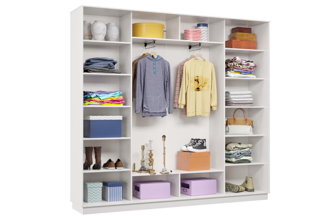 Шкафы-купе, Шкаф-купе Премьер 57 (14;14;14) трёхдверный