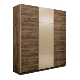 Шкаф-купе Прайм 3-х дверный Стекла фисташка/ДСП/Доводчики 180х57х230