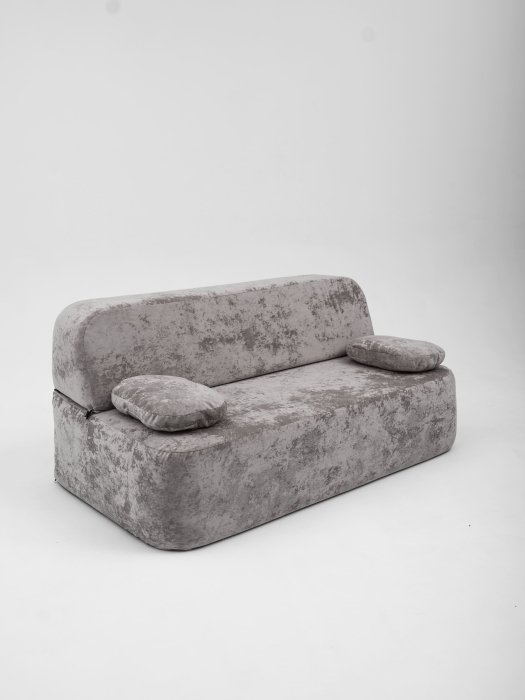 Дизайнерские диваны для гостиной, Бескаркасный диван Бабл, плюше 