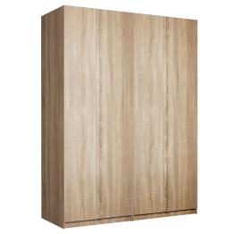 Распашной шкаф Локер 800+800 (Гармошка с системой Push to Move/Левый) с полками слева