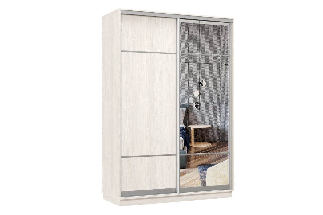 Шкафы-купе, Шкаф-купе Премьер Лайт 09 (08;11) двухдверный