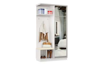 Прихожая Премьер 01 Лайт 11 Левая Мягкая