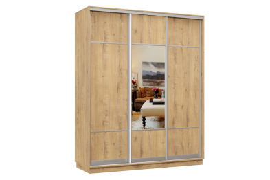 Шкаф-купе Премьер Лайт 21 (08;05;08) трехдверный