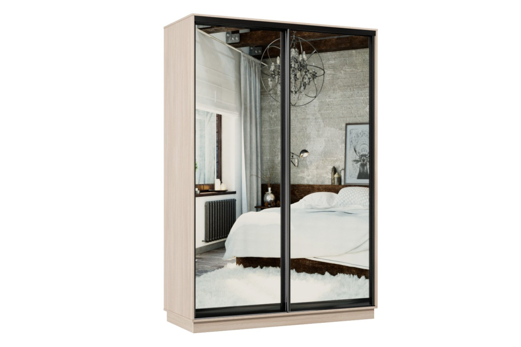 Шкафы-купе, Шкаф-купе Премьер 09 ясень шимо светлый