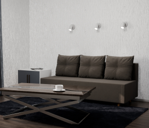 Прямой диван Сияние,еврокнижка,велюр