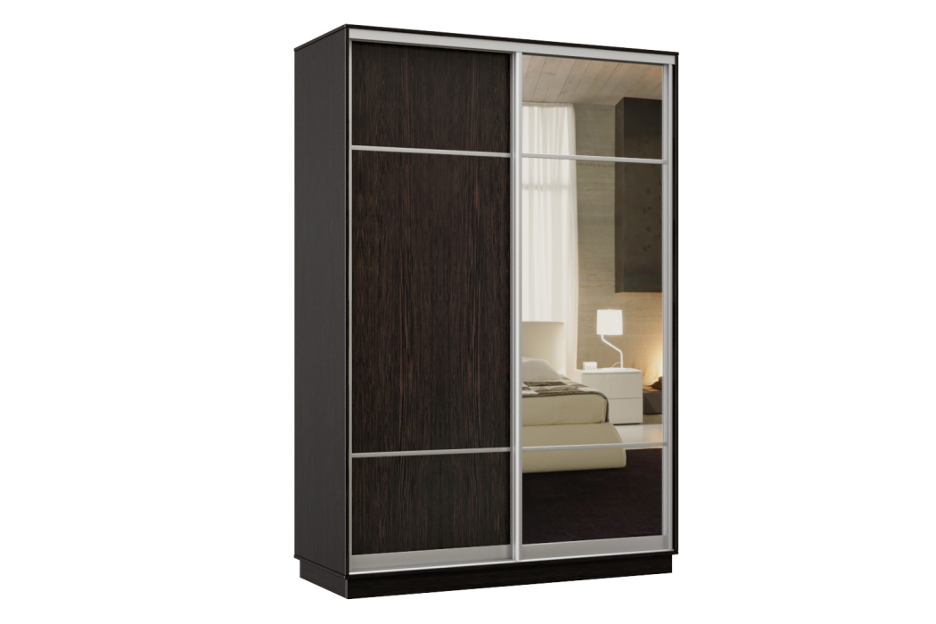 Шкафы-купе, Шкаф-купе Премьер Лайт 01 Мини (08;11) двухдверный