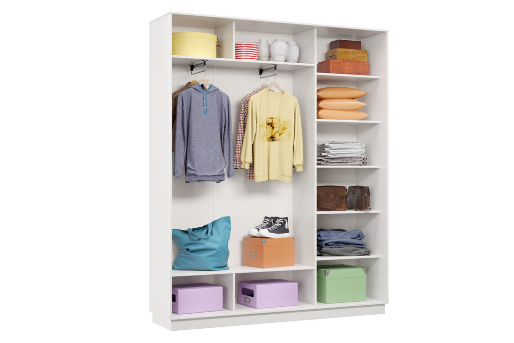 Шкафы-купе 3-х дверные, Шкаф-купе Премьер 21 (01ЗГ;01ЗГ;01ЗГ) фасады зеркало графит/трёхдверный/Профиль чёрный муар