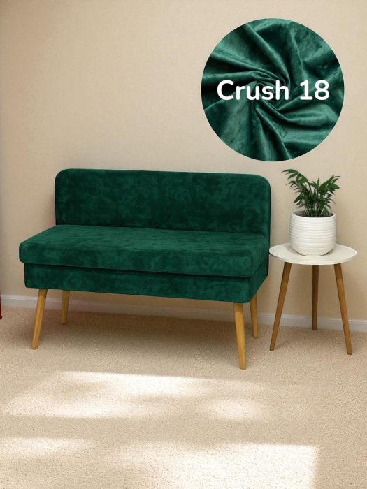 Кушетка диван, Диван кушетка с ящиком Эда, плюш 