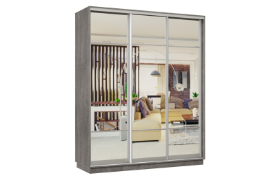 Шкаф-купе Премьер Лайт 21 (11;11;11) трехдверный