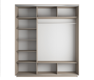 Шкаф-купе Экспресс Медиум (1 зеркало) трио 2400 x 1800 x 600