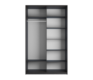 Шкаф Прайм дуо ДСП+зеркало 2300 х 1200 х 570