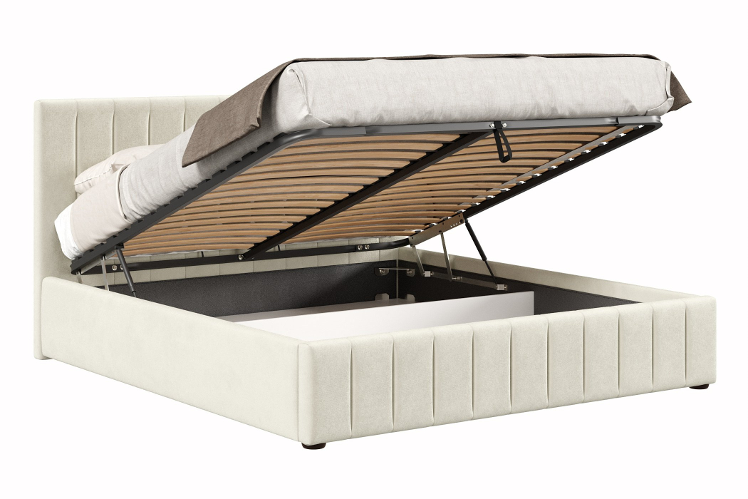 Мягкая кровать, Кровать Верона 1800 с подъёмным механизмом, велюр