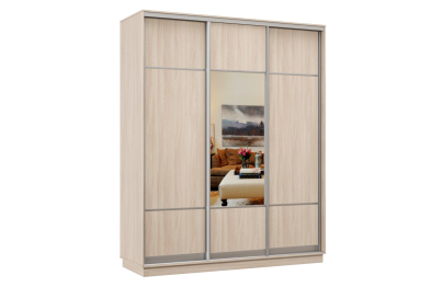 Шкаф-купе Премьер Лайт 41 (08;05;08) трехдверный