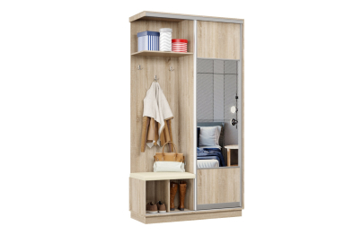 Прихожая Премьер 04 Лайт 05 Левая Мягкая