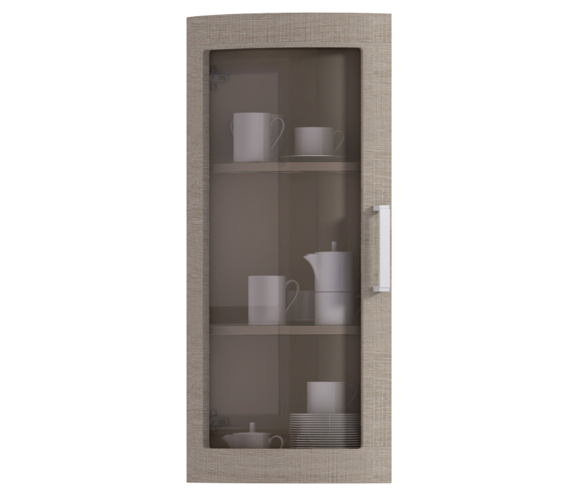 , Регина20 ФВГ-130 витрина МДФ ДубСантанаСв