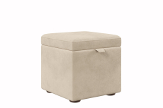 Пуф в прихожую, Пуф 01 мягкий 45*45*45 с подъемным механизмом велюр