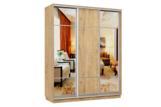 Шкафы-купе 3-х дверные, Шкаф-купе Премьер Лайт 22 (11;08;11) трехдверный