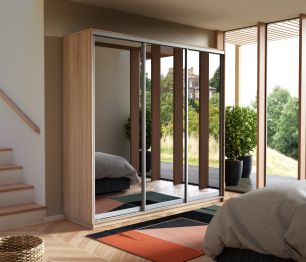 Шкаф-купе Экспресс Экспенс трио 2200 x 2100 x 600