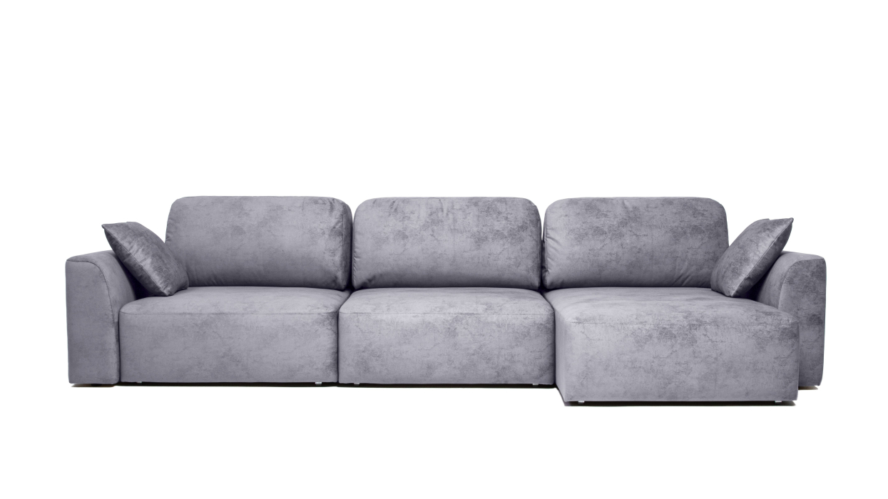 Диваны угловые в гостиную, Диван угловой Trump, велюр