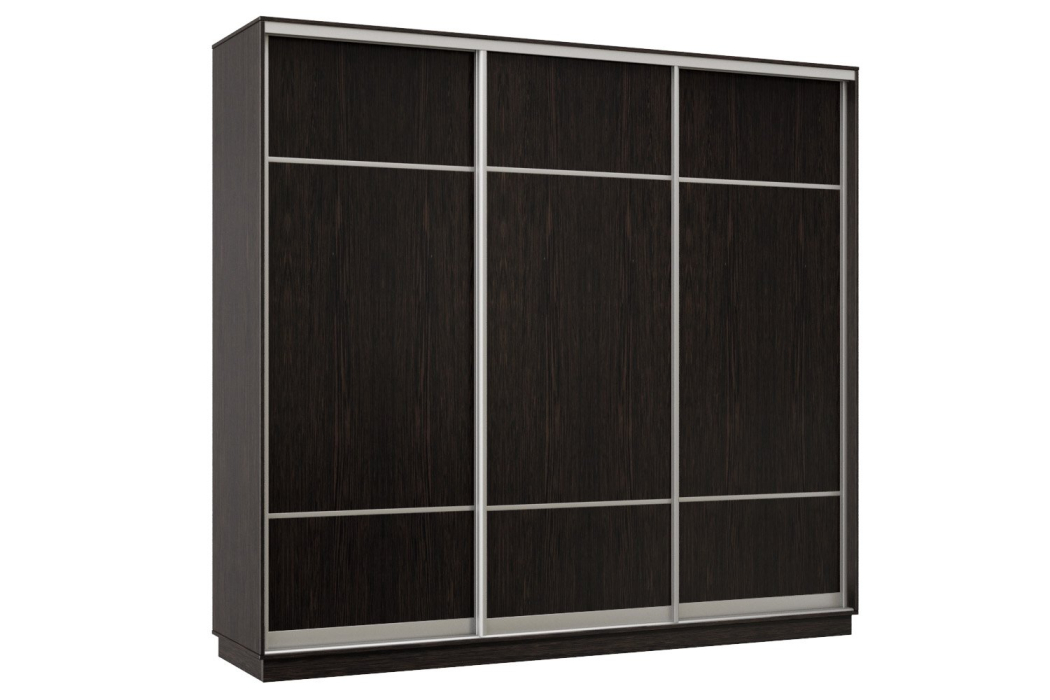 Шкафы-купе 3-х дверные, Шкаф-купе Премьер Лайт 61 (08;08;08) трехдверный