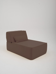 Бескаркасна оттоманка Клайд,велюр