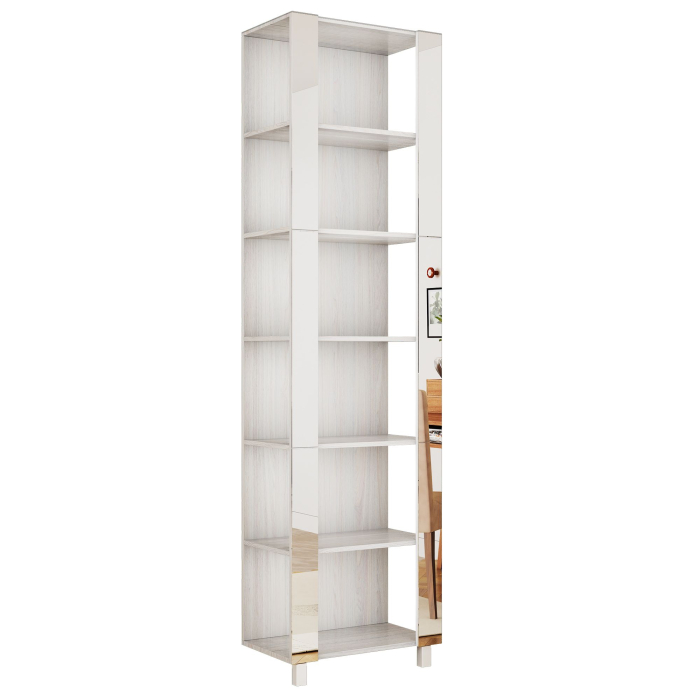 Открытые, Стеллаж модульный Универсальный 35х51х230 Зеркало