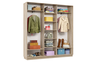 Шкаф-купе Премьер Лайт 43 (08;05;08) трехдверный